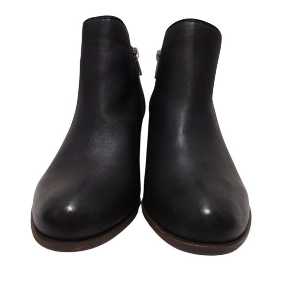 Lucky Brand 9.5W LK-BASEL Black Glove Nappa Side-Zip Ankle Bootie Boots NIB - Picture 4 of 16